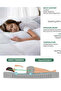 Mattress Topper Extra Thick 160x200+10cm White - 6