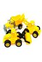 Large Size 3-Piece Storm Construction Vehicle Set Backhoe-Dozer-Truck 173Storm - 4