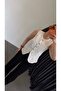 Gold Button Detailed Lace Vest Ecru - 2
