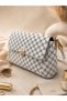 Mirella Leather Women's Bag White Patterned