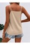 Women's Pleated Detailed Strappy Double Breasted Collar Sandy Blouse - 3
