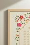 Nazar Prayer - Esmaül Hüsna and Elif Written Triple Wooden Table - Natural Wood Framed Home and Business Table - 4