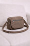 Women's Mink Buzzy Multi-Compartment Covered Daily Use Crossbody & Shoulder Bag