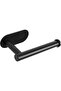Self-Adhesive Toilet Paper Holder Matte Black Modern Bathroom Roll Hanger