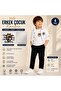 Boy's 3-Piece Combination Set. Woven Fabric Shirt Pants and T-Shirt