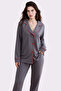 Women's Boxed & Long Sleeve Modal Pajama Set - Soft Breathable Fabric - 3