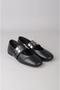Seç 3198 Genuine Leather Women's Ballet Flats Black - 3