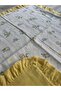 100% Cotton Muslin Baby Blanket with Ruffles, Double Layer Coverlet - 7