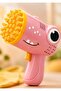 Bubble Blaster Gun with Automatic Bubbles, Handheld Bubble Machine Toy with LED Lights for Kids Outdoor Summer Fun - 5