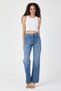 Light Blue High Waist Straight Fit Jean Women's Trousers - Modern Cut & Comfortable Fit - 3