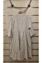 Italian Cotton Short Dress with Scalloped Interior Lining - 3