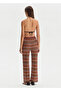 Gradient Color Transition Knitwear Trousers - 5