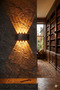 Lunex 15W 8 Light Effect Led Wall Sconce Modern Black Amber Sconce with Sensor - 3