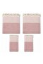 Cotton Non-Slip Wicker Woven Armless Sofa Cover (3+3+1+1) - Powder