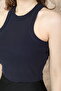 Women's Compact Combed Cotton Camisole Ribbed Tank Top Crop 95% Cotton 5% Elastane - 5