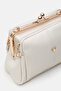 Women's Cream Scholarship Multi-Compartment Classa Leather Hand, Shoulder and Crossbody Bag - 3