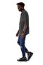 Zrc241X High Quality Orthopedic Sole Lace-Up Men's Sneaker Black Silver - 3