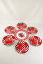 Narlı 7 Piece Porcelain Cake Plate Set |   Cake Dessert Presentation Plates 27X20.5 - 3