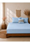 Single Jersey Combed Cotton Elastic Fitted Sheet |   100% Cotton |   High Gramage |   Measurement Options Available |   +35 cm Depth