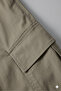 Cargo Pants Cotton Lycra Elastic Waistband Cargo Pocket Trousers - 3