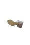 307 Women's Gold Shimmering Ankle Strap Thick Heeled Shoes - 5