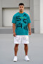 Unisex 100% Cotton Oversize Shorts and T-Shirt Set - Premium Printed Summer Set - 5