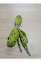 Bsg Design |   Pistachio Green Burnt Linen Fabric Shoelaces - 120 cm Handmade with Metal Tips
