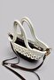 Siena Mini Women's Bag - Handmade Straw Textured Shoulder and Hand Bag with Leather Pouch - 7