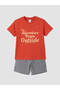 Printed Baby Boy T-Shirt and Gabardine Shorts Set for Style Enthusiasts from Uzg Store