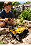 1:14 RC Remote Control Jeep Wrangler Yellow with Off-Road Tires, Full Function Control & Rechargeable Battery - 4