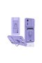 Xiaomi Redmi 13C Compatible Case Zuma Silicone with Business Card Holder and Ring - Lilac - 4