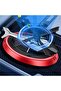 Solar Powered Rotating Auto Aromatherapy Perfume Diffuser, Helicopter Car Air Freshener (Red) - 4