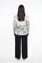 Women's Elastic Waist Lined Wide Leg Plus Size Chiffon Trousers - 4