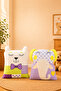 2-Piece Children's Room Cushion Pillow Set, Filled, Cute, Multi-Purpose Decorative Pillow 30X40 cm