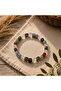 Blk-3027 Chakra Natural Stone Flexible Bracelet |   Eos Collective - 4