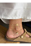 Pearlescent Heart Anklet - 2