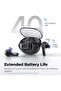 Clear In-Ear True Wireless Earbuds, Black - 2