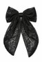 Girls' Teen Adult Lace Bow Hair Clip Large Size Clip-On Stylish Hair Accessory Daily & Special Occasion - 2
