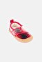 Toddlers Boy Inca Velcro Closure Shoes, Red