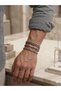 Special Men's 3-Piece Steel Bracelet Combination for Lovers - Stainless Steel - 3