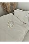 100% Organic Cotton Baby Duvet Cover Set Beige Mesh Rabbit (Embroidered) - 6