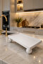 Marble Patterned Concrete White Oil Pot Base Presentation Tray 12X24 cm Decorative Kitchen Accessory Coffee Serving Tray Spice Rack Stand - 4