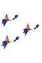 Brk Feathered Wooden Beaded Bell Cat Toy Multi-Colored Cat Toy (5047) - 5