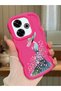 Poco M6 4g Compatible Case Camera Protector Red Silicone Couple Phone Case Girl Pattern