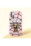 Samsung Galaxy A51 Compatible Case with Camera Protection Pink Silicone Couple Phone Case with Spiderman Pattern