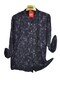 Plus Size Mother's Viscose Button-Up Shirt