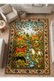 Sdt Peacock Theme Patterned Modern Woven Base Decorative Carpet Sdt1665 - 2