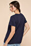 Typography Print T-Shirt with Crew Neck and Short Sleeves - 5