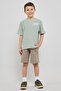 Printed T-Shirt with Crew Neck and Short Sleeves - 2