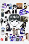 Omori Game Phone Laptop Bullet Journal Adhesive Foil Sticker Pack (20 Pcs)